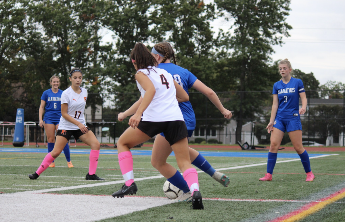 On October 6, NHP varsity girls soccer won their match against Hicksville 5-0.
